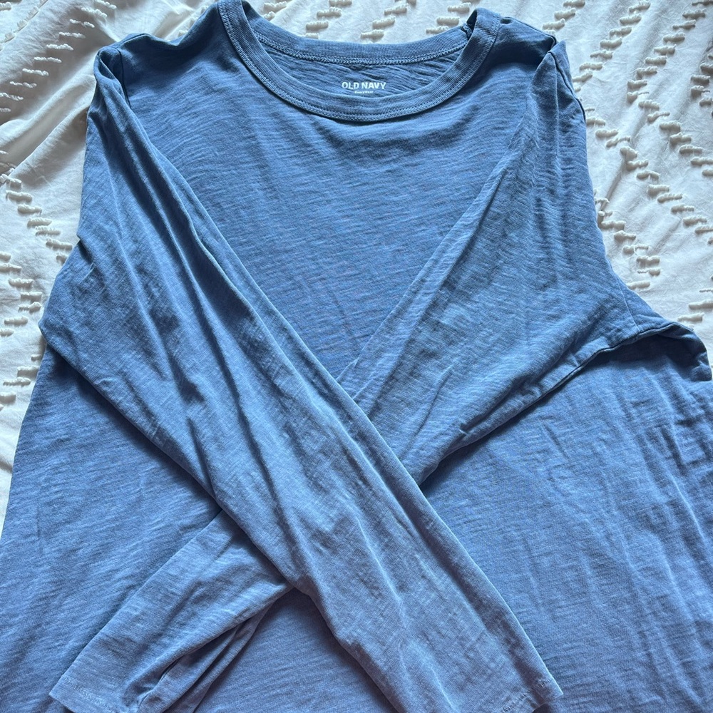 Blue Long Sleeve Shirt